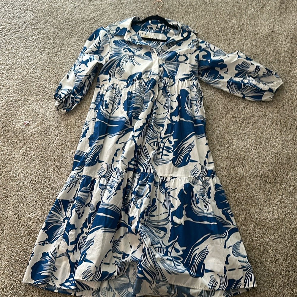 Anthropologie summer dress, printed